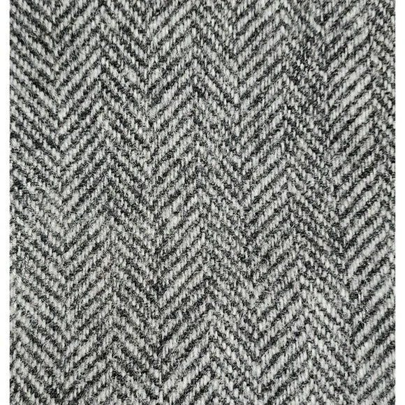 John Weitz Mens Wool Tweed Herringbone Blazer Grey Steven Windsor USA Size 42L
